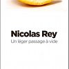 Image de Un léger passage à vide - Nicolas Rey