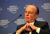Image de Murdoch au forum économique mondial. Flickr.